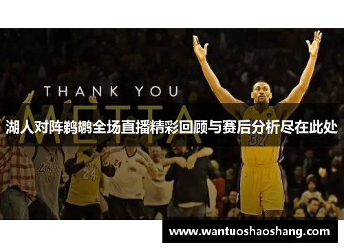 湖人对阵鹈鹕全场直播精彩回顾与赛后分析尽在此处